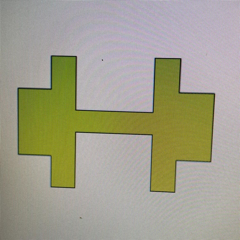 What is the total number of lines of symmetry for this figure? A. 0 B. 1 C. 2 D. 4-example-1