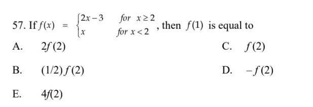 57. If f(x) solve the following:​-example-1