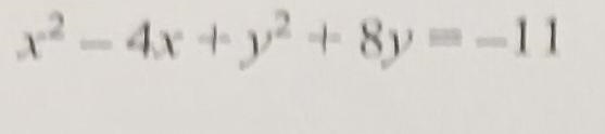 Find the Radius and the center of the equation, then graph the circle.-example-1