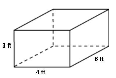 Find the volume of the box. the volume of the box is ________ cubic feet-example-1