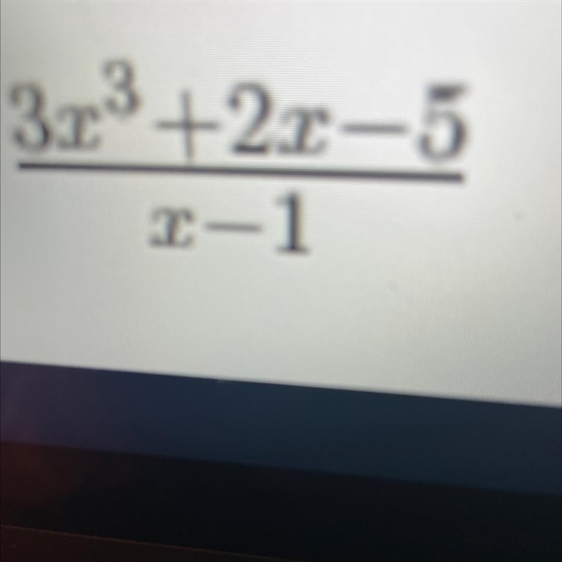 Use synthetic division to find the quotient and remainder. Show all steps of the work-example-1