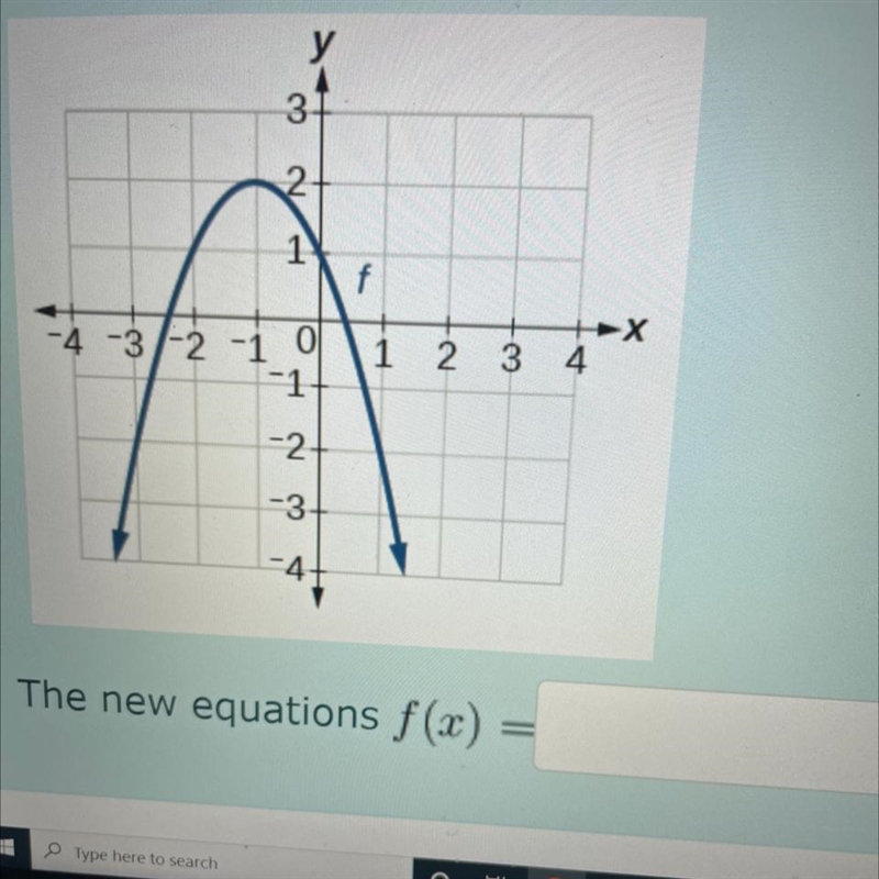 Write a formula for the function in the image below.-example-1