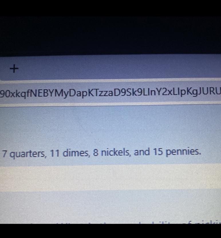 One coin is picked at random. What is the probability of picking a quarter or dime-example-1