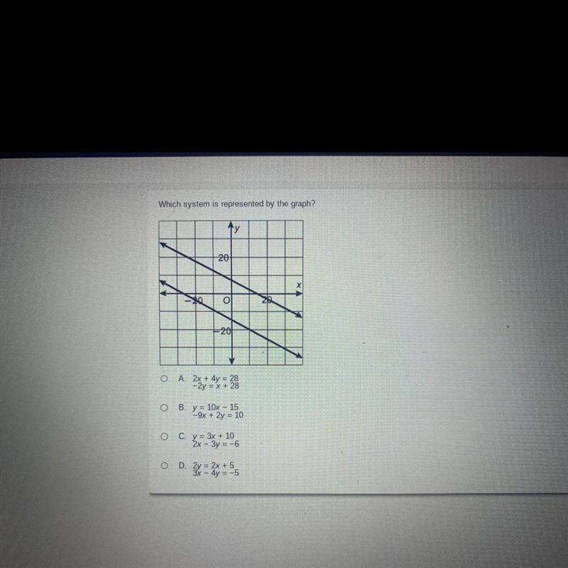 Which system is represented by the graph?-example-1