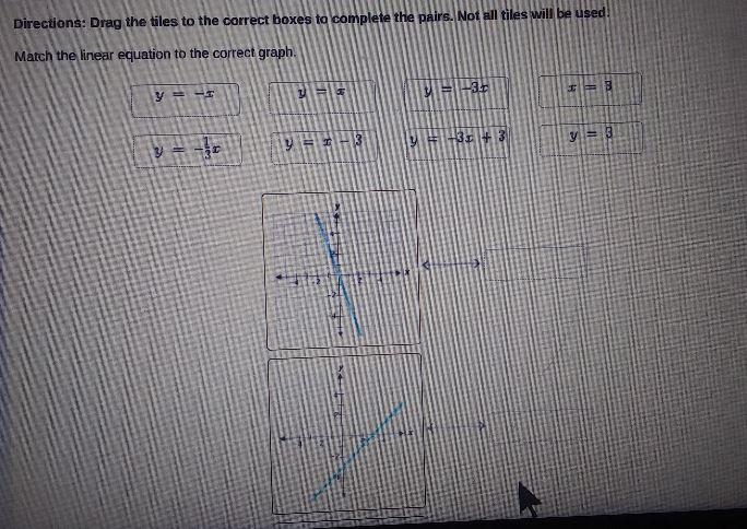 Drag the tiles to the correct boxes to complete the pairs not others will be used-example-1