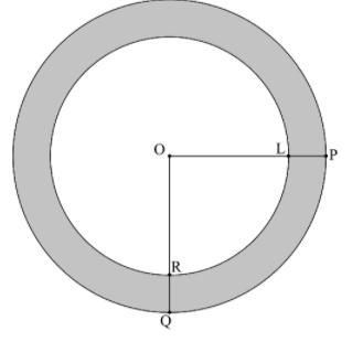 Find the area of the shaded region. RQ=71.5 inches and PO=93.4 inches. Use 3.14 for-example-1