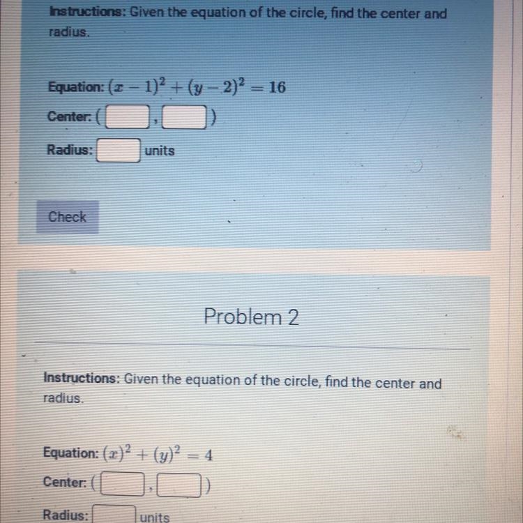 THERE IS 2 PROBLEMS TOGETHER FOR A THIRD PROBLEM SO PLEASE ANSWER BOTH.Read image-example-1