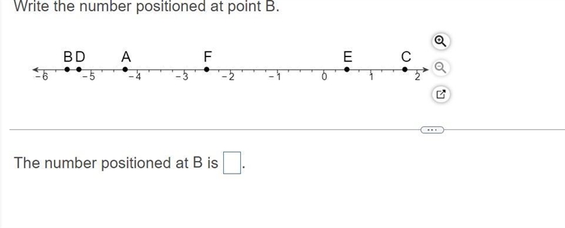 The number positioned at B is ?-example-1