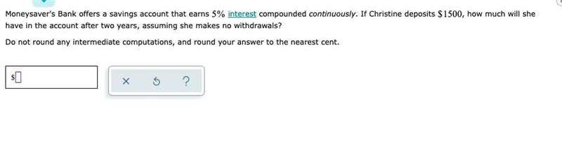 Finding the final amount in a word problem on continuous compound interest-example-1