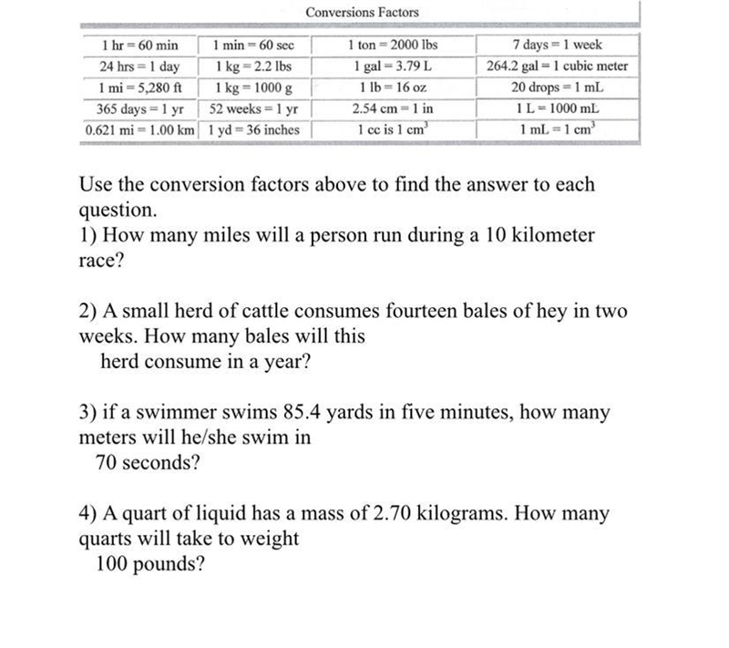 4) A quart of liquid has a mass of 2.70 kilograms. How many quarts will take to weight-example-1