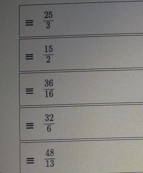 Put the improper fraction in order from least to greatest-example-1