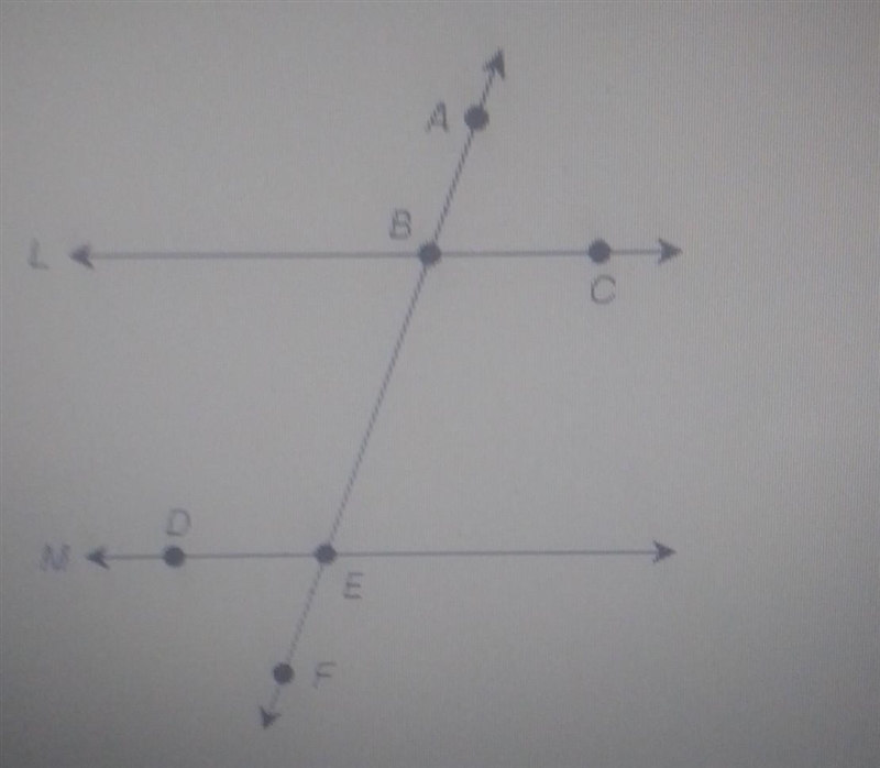 given the measure of angle CBE is 135 degrees find the measure of angle BED. assume-example-1