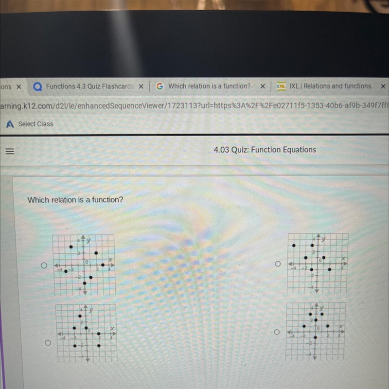 Which relation is a function?-example-1