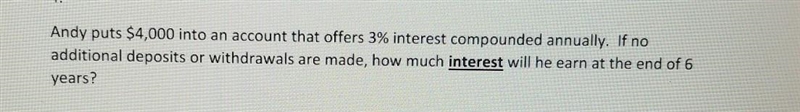 How much interest will he earn at the end of 6 years-example-1