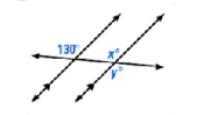 Determine the values of x and y.-example-1