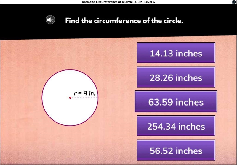 FInd the circomference of the circle-example-1