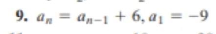 Write the first six terms of each arithmetic sequence,Please see the photo-example-1