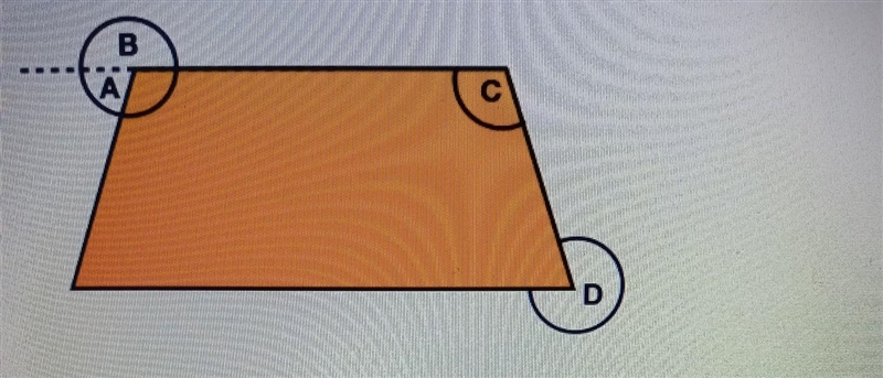 In this polygon, which angle is an exterior angle?​-example-1