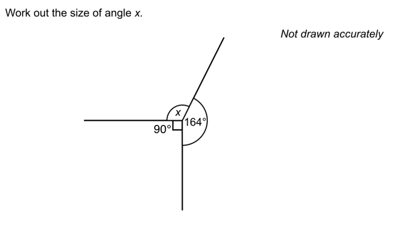 Can you please work out what x is? I got confused.-example-1