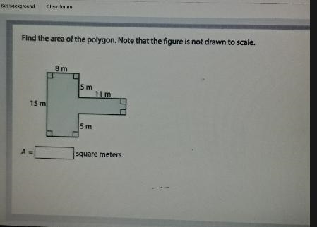 What is the the área for 8m 15m 5m 11m 15m 5m-example-1