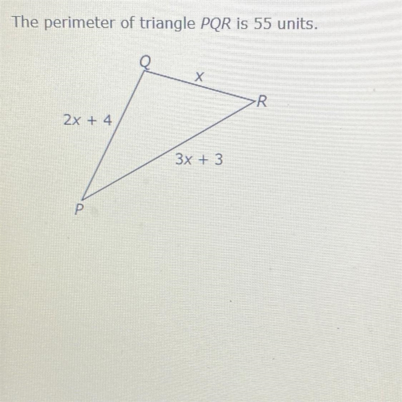 What is the length of side OR?A:6 unitsB:8 unitsC:10 units D:18 units-example-1