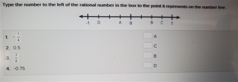 type the number to the left of the number into the box to the point and that represents-example-1