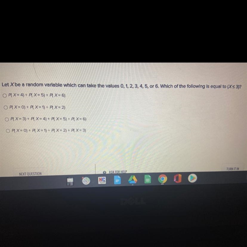 Let X be a random variable which can take the values 0, 1, 2, 3, 4, 5, or 6. Which-example-1