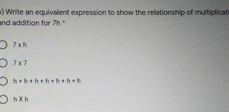 help with this q question . wright a equivalent expression to show the relationship-example-1