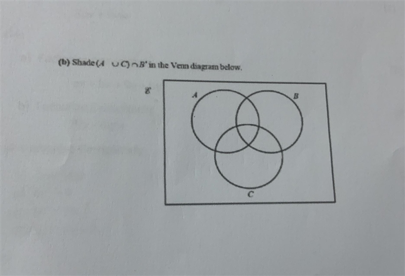 Shade (A U C) intersection B’-example-1