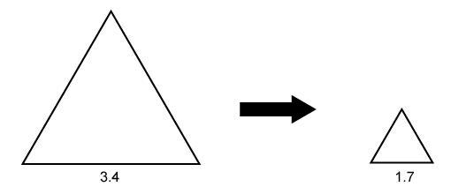 HELP ASAP PLEASE!! Does this image show an enlargement or a reduction? An equilateral-example-1