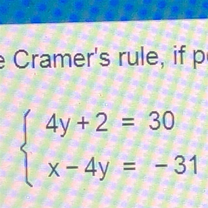 Need help finding the solution for this linear equation-example-1