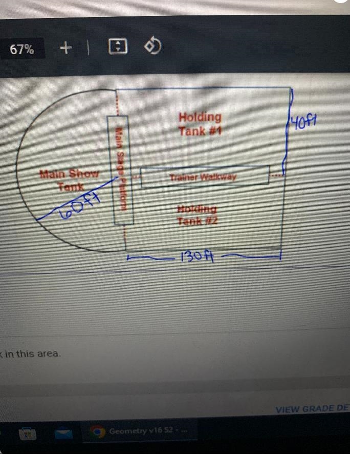 PLEASE NEED HELP ASAP DUE IN 1hrThe volume of the quarter sphere sized tank is 226,195 and-example-2