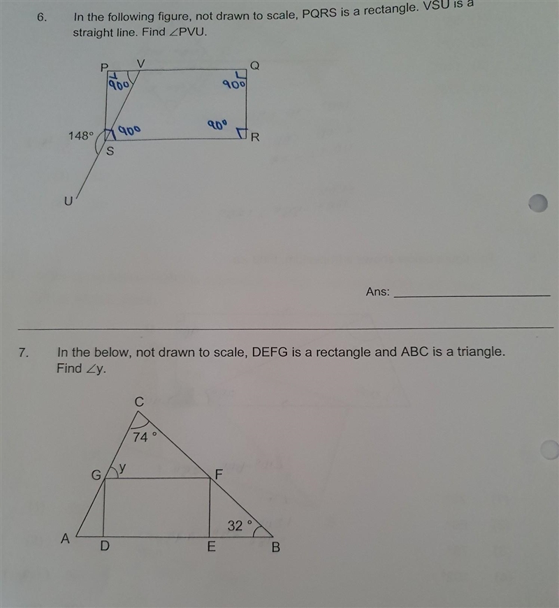 Can you solve two questions for me? Please dont use fancy words! QUADRILATERALS PROPERTY-example-1