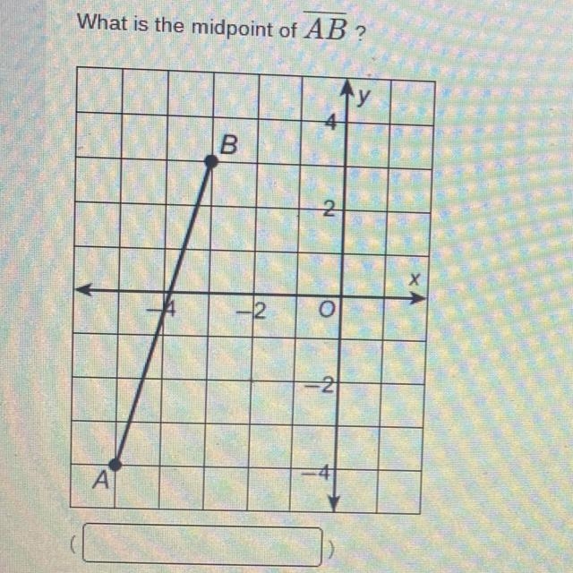 What’s the mid point of AB in the picture below-example-1