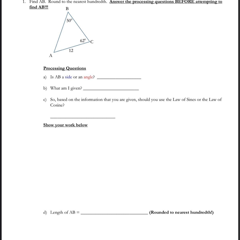 I need help answering this please ! The calculator has to be In degree mode and the-example-1