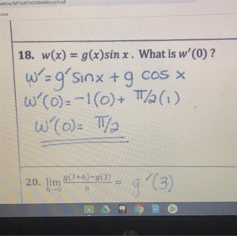 Explain the steps because I don’t understand the work. (Work and answer are shown-example-1