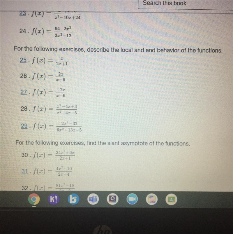 Can you please help me with 29 please list the end behaviors such as limits and as-example-1