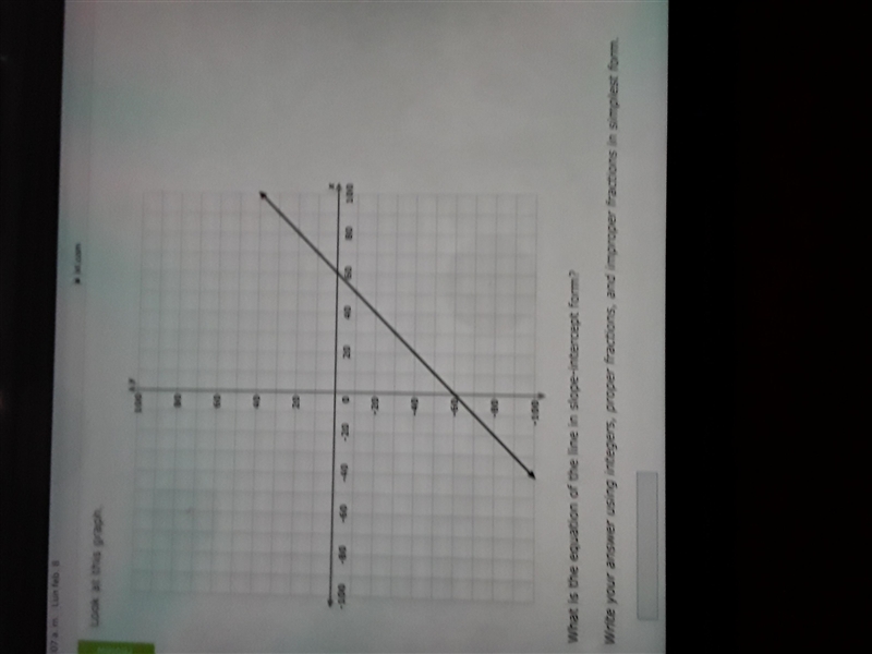 50 8 8 .. % 40 what is the equation of the mein scce intercept for write your ans-example-1