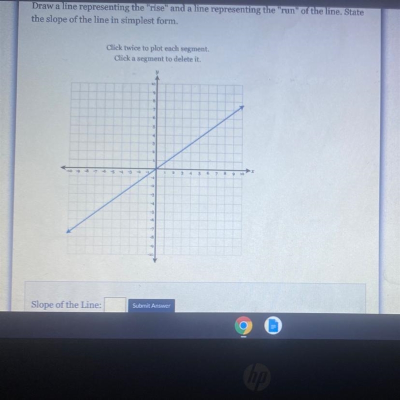 Please help ( there are two parts and to find the slope we us rise over run)-example-1