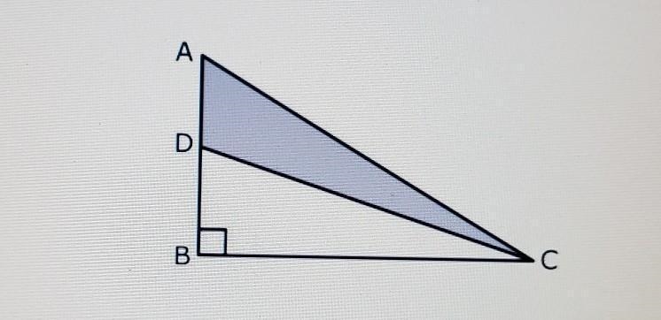 In the diagram, AB=9, DB=5, and BC=12. if m< B = 90, what is the perimeter of ADC-example-1