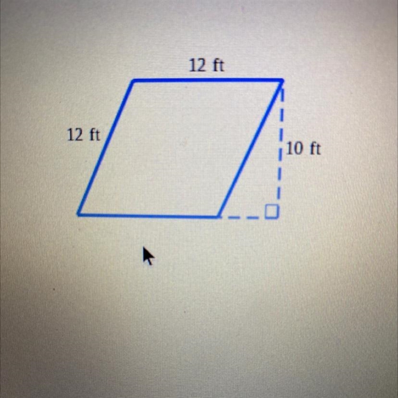 Find the area of this parallelogram. Be sure to include the correct unit in your answer-example-1