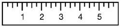 What fractional parts is this ruler divided into? thirds fourths halves fifths plzz-example-1