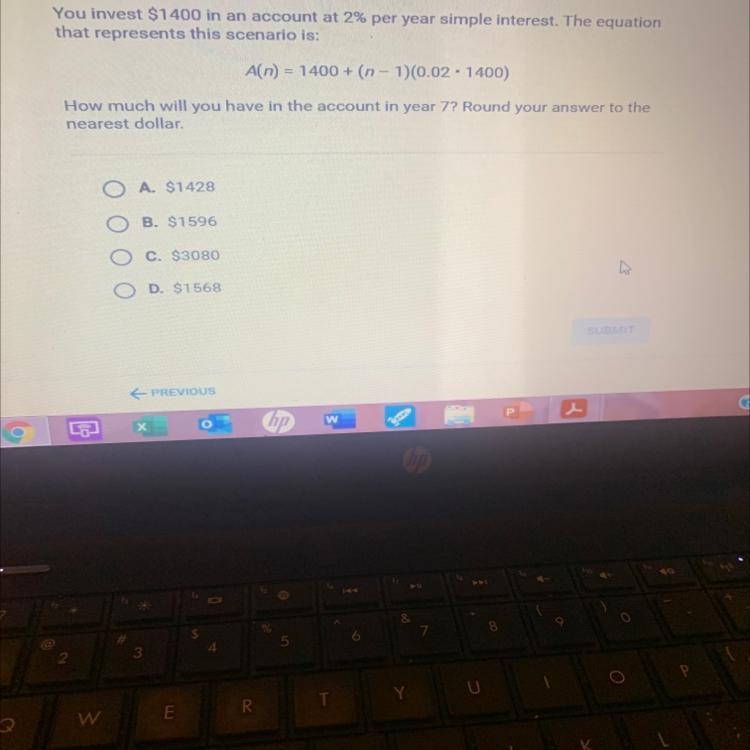 Answer not the equation just checking my answer to make sure it is right?-example-1