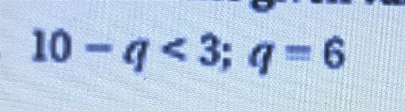 Tell whether the given value is a solution of the inequality-example-1