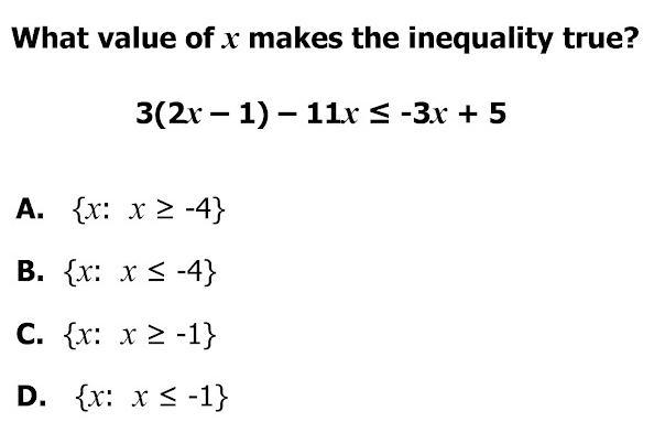 What value of X makes the inequality true?-example-1