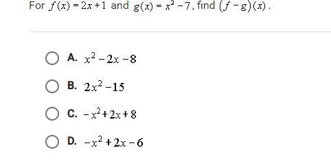 If f(x)= 2x+1 and g(x)=x^2-2, what is (fig)(x)-example-1