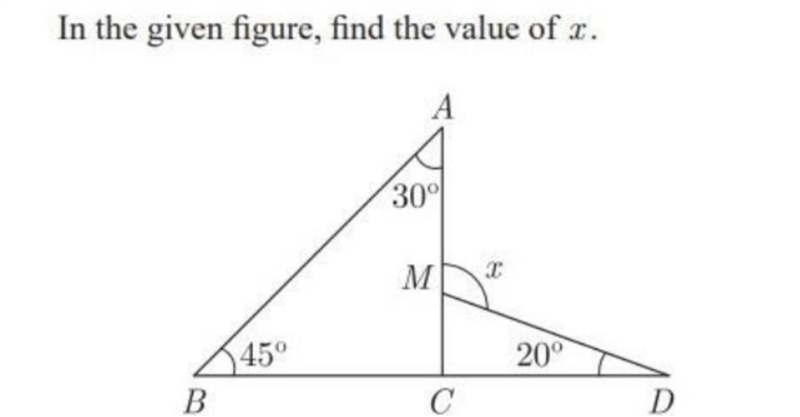 IN THE GIVEN FIG, FIND THE VALUE OF x.-example-1