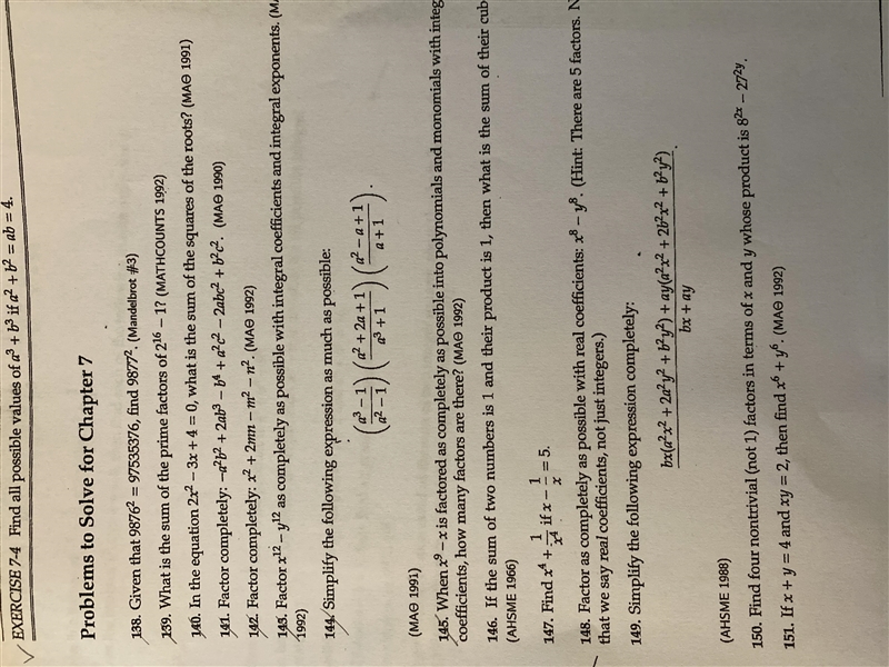 When (x^9 - x) is factored as completely as possible into polynomials and monomials-example-1