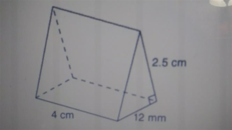 What is the volume of the following triangular prism? 60 cm^312 cm^33.75 cm^36 cm-example-1