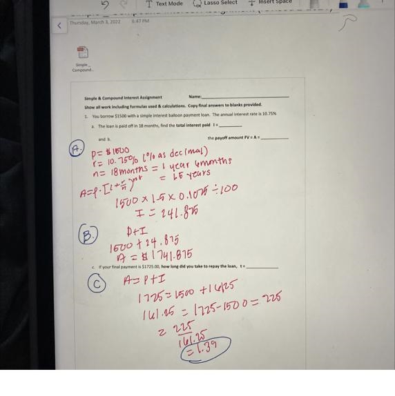 Not sure if I did this right not sure if I am mixing up the formula-example-1